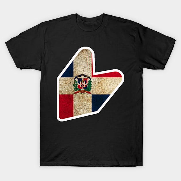 JDM DOMINICAN FLAG T-Shirt by DESIGNBOOK